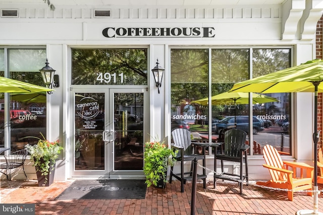 400 Cameron Station Blvd Unit 417, Alexandria, VA 22304 - view of exterior entry featuring french doors