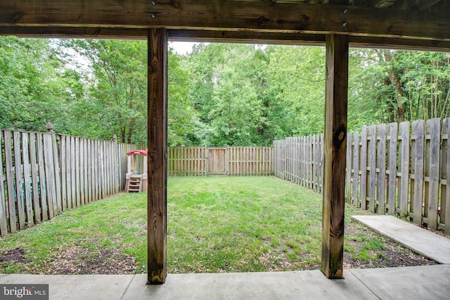 view of yard