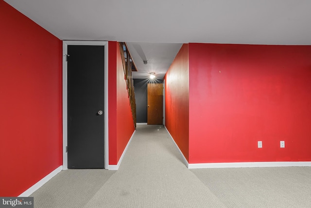 28 Chatham Ct, Dover, DE 19901 - hall with carpet floors and baseboards