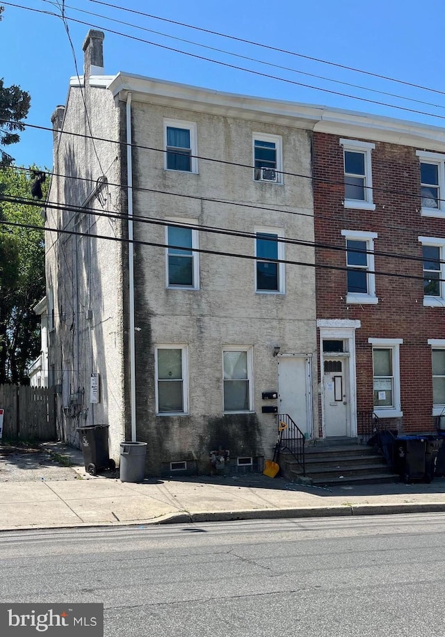 424 E Marshall St, Norristown, PA 19401 - townhome / multi-family property with a chimney