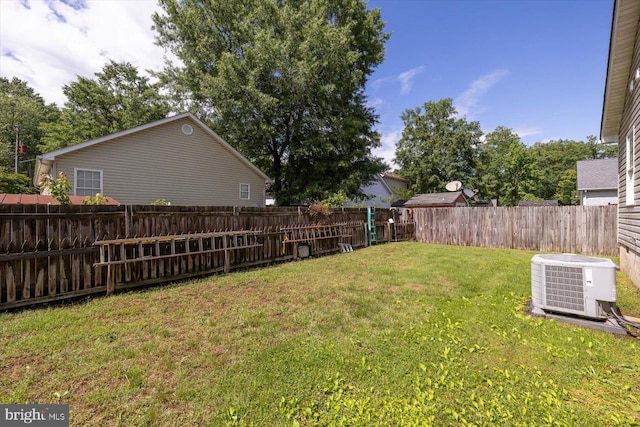 309 6th St, Colonial Beach, VA 22443 - view of yard with central AC unit