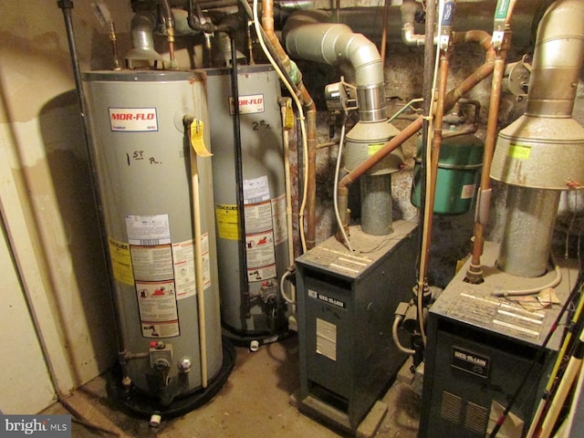 utilities featuring water heater