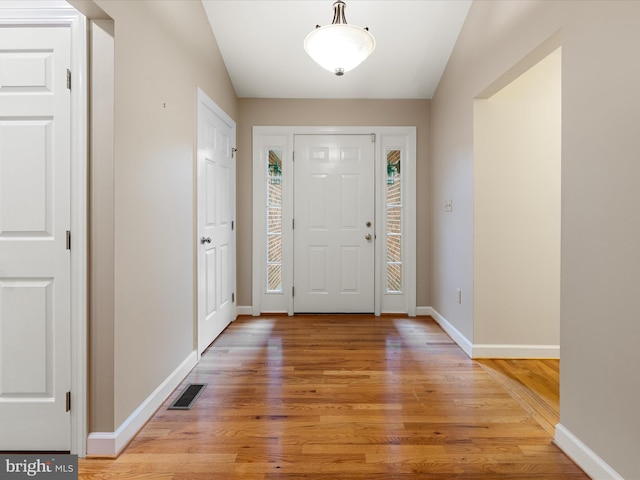 1412 Magruder Ct, Winchester, VA 22601 - foyer with light wood-type flooring and baseboards