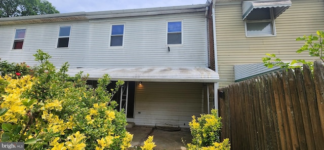 9422 Windpine Rd Unit 9422, Baltimore, MD 21220 - rear view of house featuring fence