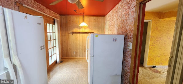 9422 Windpine Rd Unit 9422, Baltimore, MD 21220 - corridor featuring baseboards and wood walls