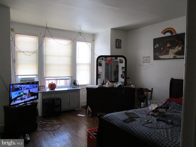 524 W Tabor Rd, Philadelphia, PA 19120 - bedroom with dark wood-style floors