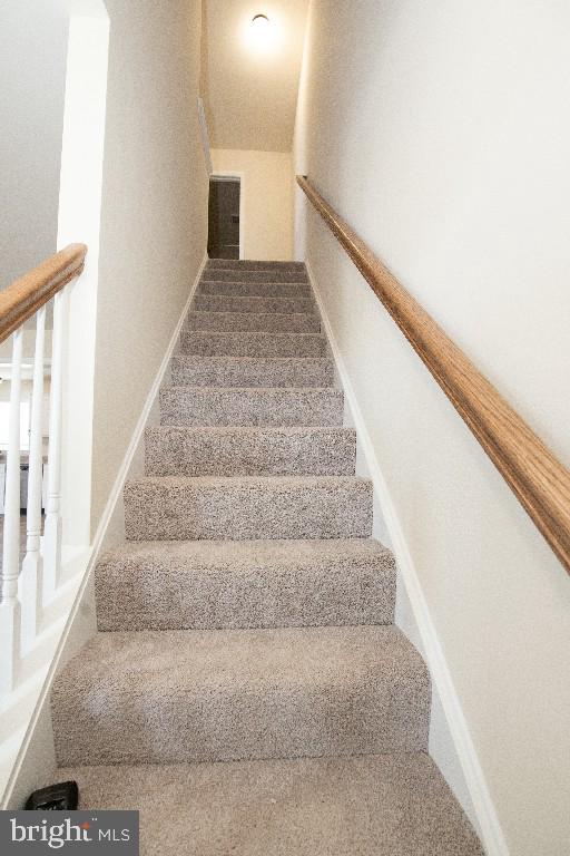 view of stairs
