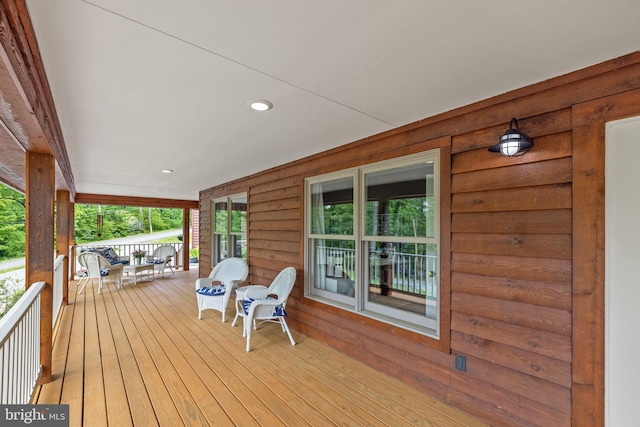94 Tomahawk Way, Linden, VA 22642 - view of wooden porch