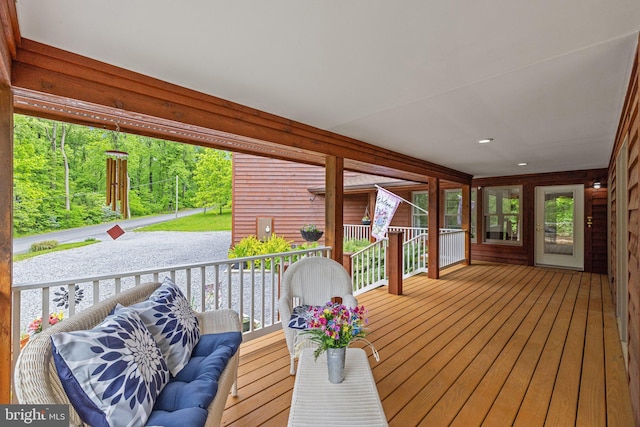 94 Tomahawk Way, Linden, VA 22642 - view of wooden porch