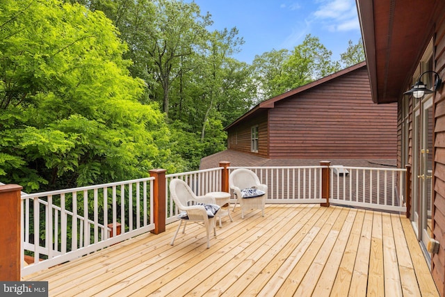94 Tomahawk Way, Linden, VA 22642 - view of wooden deck