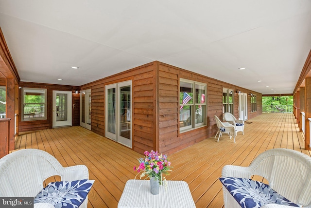 94 Tomahawk Way, Linden, VA 22642 - view of wooden deck