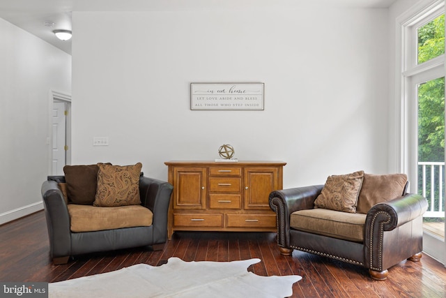 94 Tomahawk Way, Linden, VA 22642 - living area with dark wood finished floors