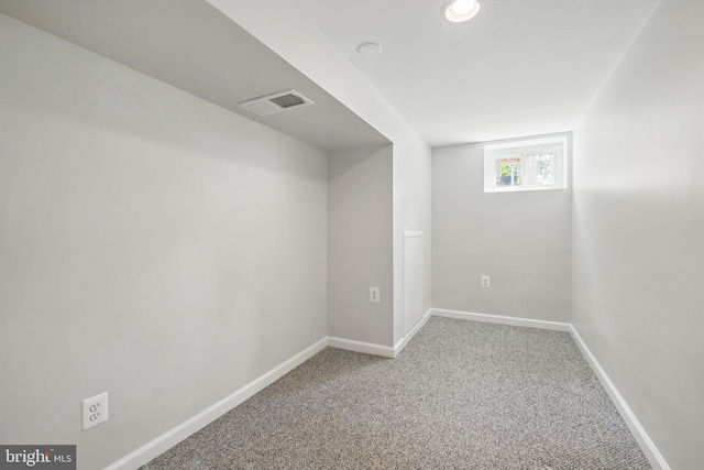 6924 Jefferson Ave, Falls Church, VA 22042 - below grade area with carpet floors and baseboards
