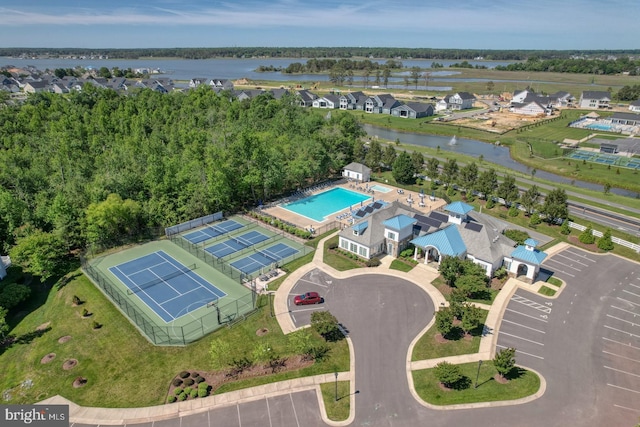 20785 Rodney Dr, Rehoboth Beach, DE 19971 - aerial view of a large body of water and a pool