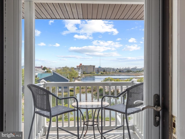117 76th St Unit 302, Ocean City, MD 21842 - balcony with a water view