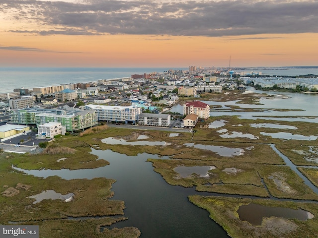 117 76th St Unit 302, Ocean City, MD 21842 - aerial view of property's location featuring a nearby body of water and nearby urban area
