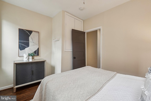 223 Parker St NE, Washington, DC 20002 - bedroom featuring wood finished floors and baseboards