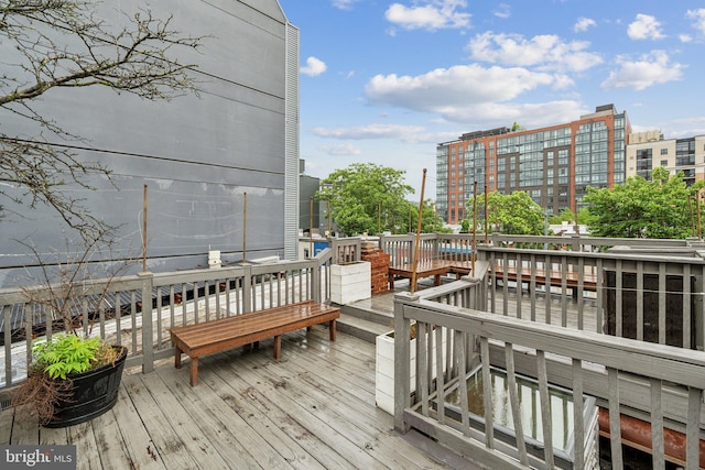 223 Parker St NE, Washington, DC 20002 - view of wooden terrace