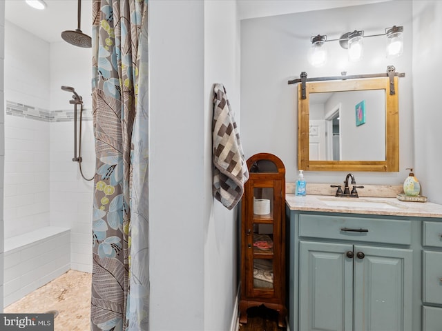 35775 Clam Ave, Frankford, DE 19945 - bathroom featuring a tile shower and vanity