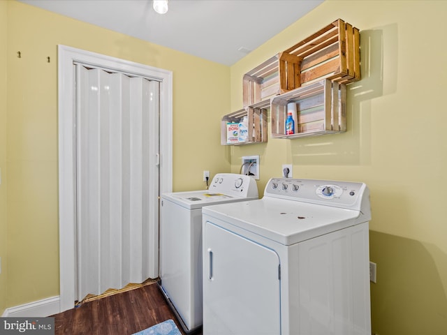 35775 Clam Ave, Frankford, DE 19945 - laundry room featuring washing machine and clothes dryer and wood finished floors