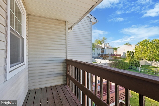 131 Red Haven Dr, North Wales, PA 19454 - balcony featuring a residential view