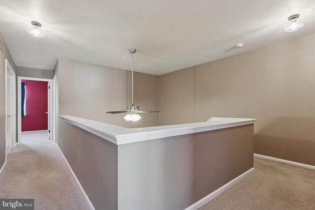 131 Red Haven Dr, North Wales, PA 19454 - corridor with carpet floors and baseboards
