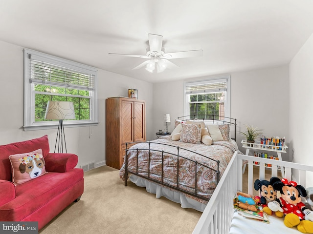 129 Kingston Rd, Cheltenham, PA 19012 - bedroom featuring carpet floors, ceiling fan, and baseboards