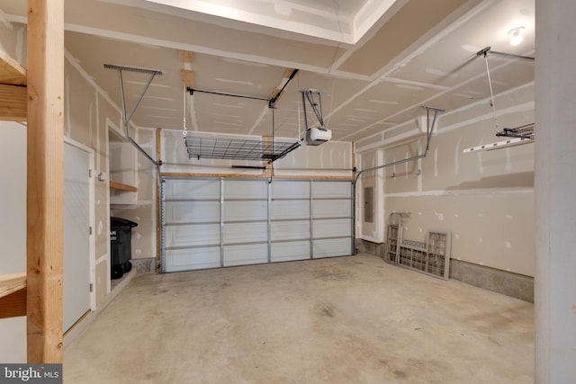 1552 Meadowlark Glen Rd, Dumfries, VA 22026 - garage featuring electric panel and a garage door opener