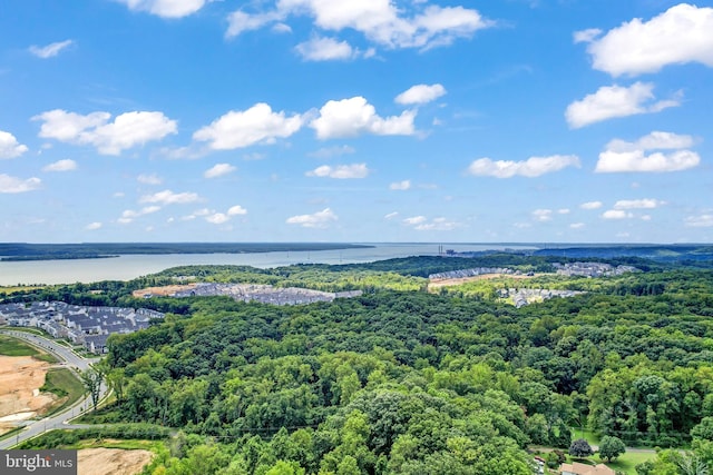 1552 Meadowlark Glen Rd, Dumfries, VA 22026 - aerial view of a forest and a large body of water