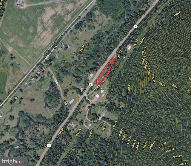 6528 Rte 6, Wellsboro, PA 16901 - aerial view of property's location