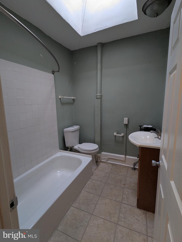 4133 Eierman Ave, Baltimore, MD 21206 - full bath with vanity, toilet, and tub / shower combination