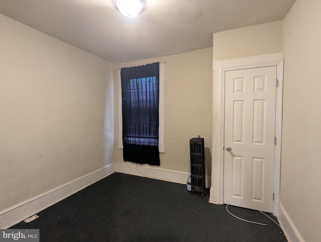 4133 Eierman Ave, Baltimore, MD 21206 - unfurnished room with baseboards and dark colored carpet