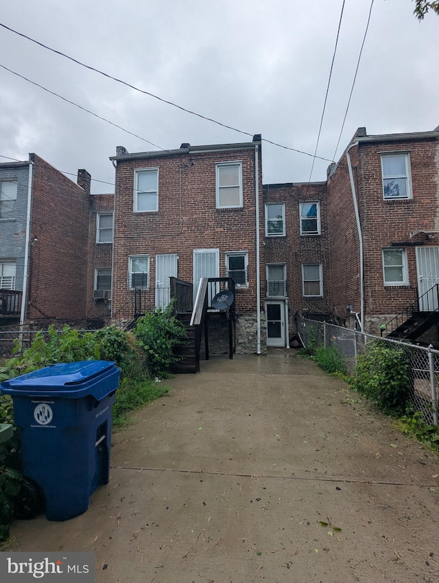 4133 Eierman Ave, Baltimore, MD 21206 - rear view of property with brick siding