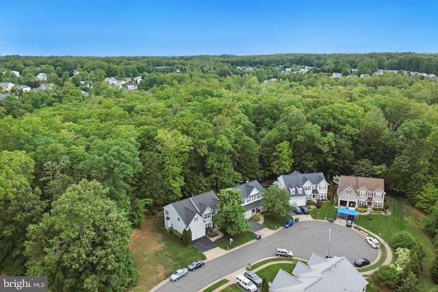 5280 Gunston Hall Dr, Woodbridge, VA 22193 - aerial view of residential area with a forest