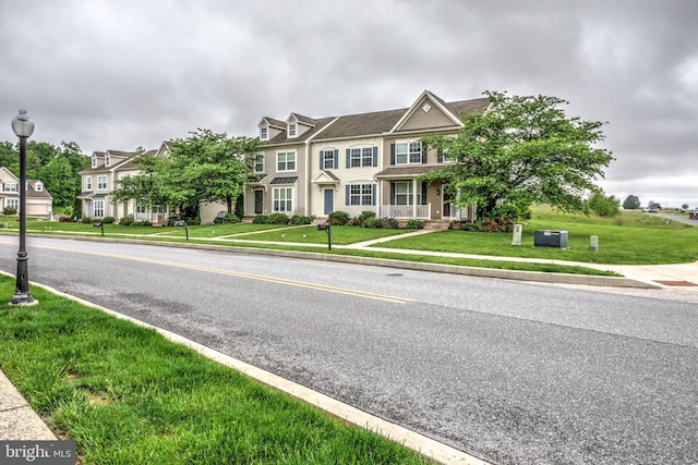 multi unit property with a front yard