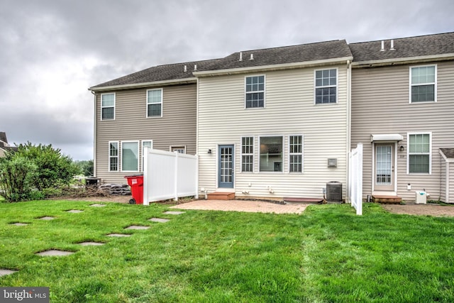 view of back of property