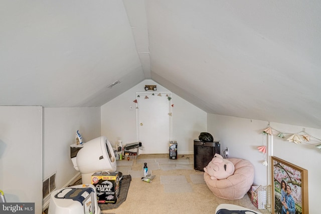 8102 Wingfield Pl, Alexandria, VA 22308 - additional living space featuring vaulted ceiling and tile patterned flooring