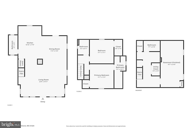 7608 Avondale Ave, Baltimore, MD 21224 - property floor plan