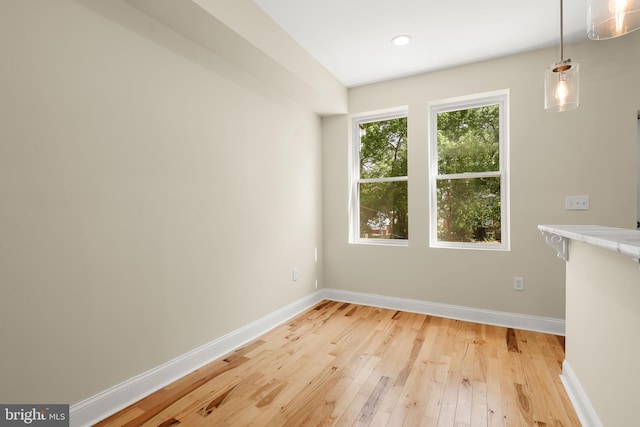 3827 Boarman Ave, Baltimore, MD 21215 - empty room featuring light wood-style floors and baseboards