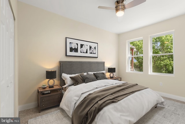 3827 Boarman Ave, Baltimore, MD 21215 - bedroom with baseboards and light colored carpet