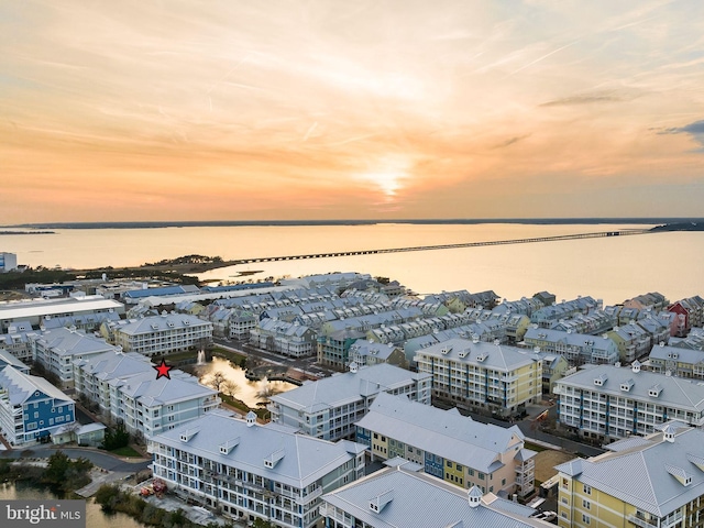 6 Fountain Dr E Unit 2B, Ocean City, MD 21842 - aerial view at dusk of a water view
