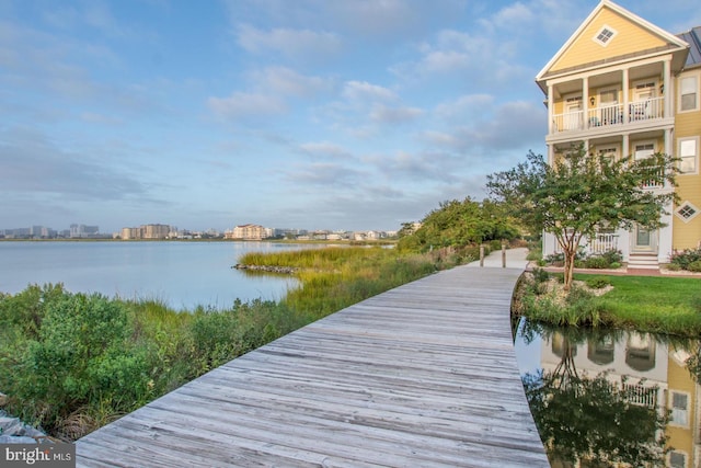 6 Fountain Dr E Unit 2B, Ocean City, MD 21842 - dock with a water view