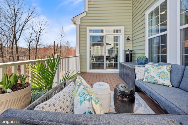 view of deck