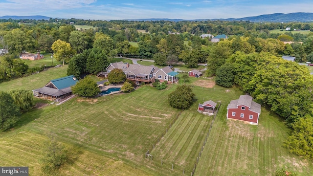 view of property location with mountains