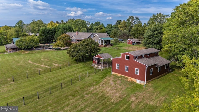 aerial view of property and surrounding area