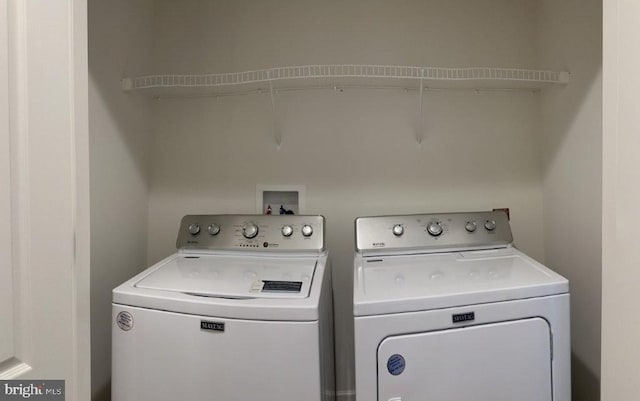 51 Healey Ct, Bunker Hill, WV 25413 - laundry area with independent washer and dryer