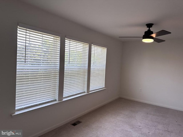 51 Healey Ct, Bunker Hill, WV 25413 - empty room with ceiling fan, baseboards, and carpet