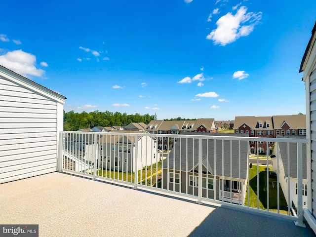 11631 Dorothy Sayers Pl, White Plains, MD 20695 - balcony with a residential view