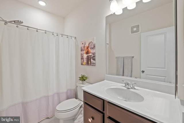 1102 Ribbon Limestone Ter SE, Leesburg, VA 20175 - bathroom with toilet, vanity, and curtained shower