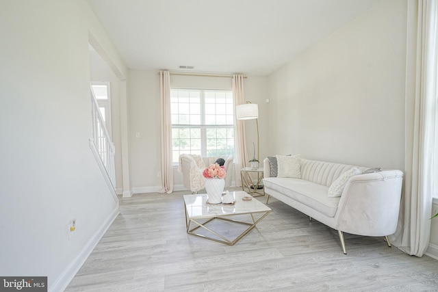 1094 Chews Landing Rd, Laurel Springs, NJ 08021 - living area featuring wood finished floors and baseboards
